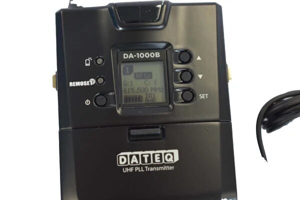 DATEQ DA-1000B/6 Beltpack 1000 series UHF PLL