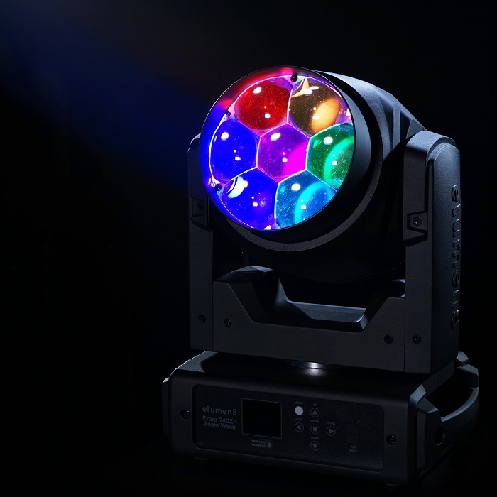 ELUMEN8 ELUM700 Evora 740ZP Zoom Wash Moving Head