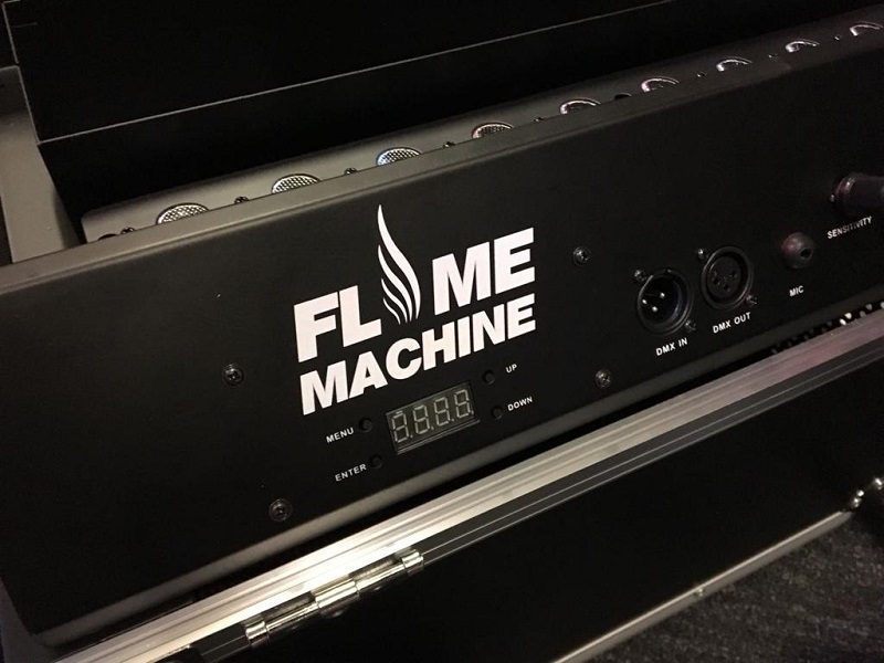 EQUINOX 2.0m DMX RGBA Flame machine