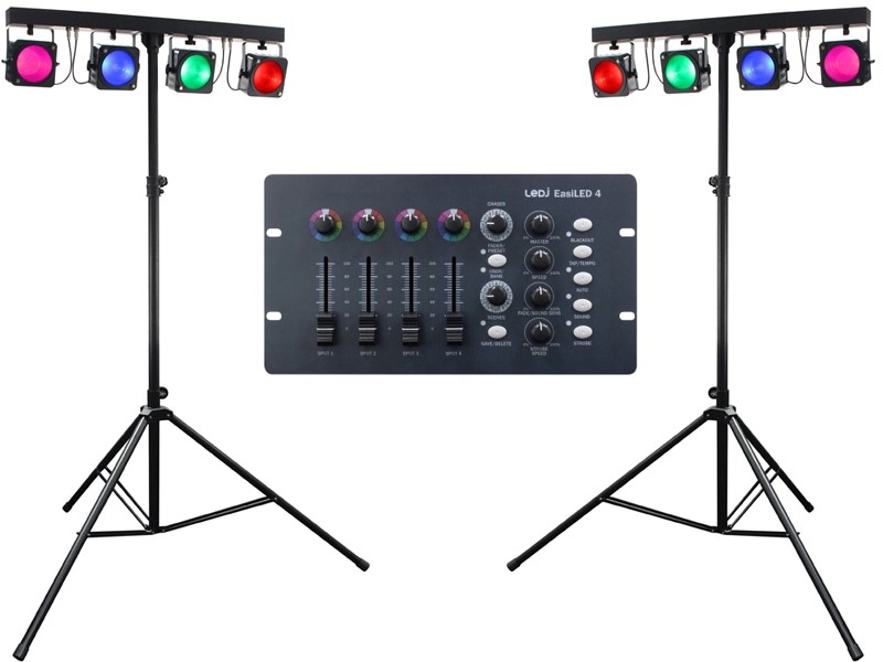 EQUINOX Dubbel Gigabar MKII COB Bar System + LEDJ EasiLED