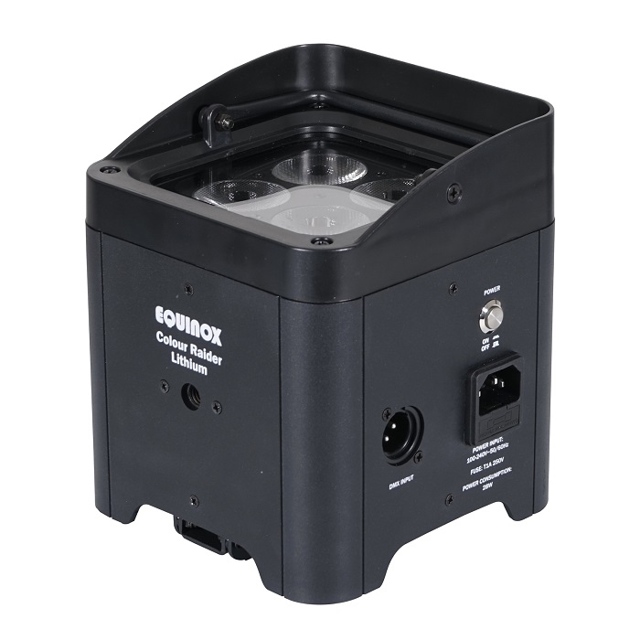 EQUINOX EQLED039 Colour Raider Uplighter Pack met accu