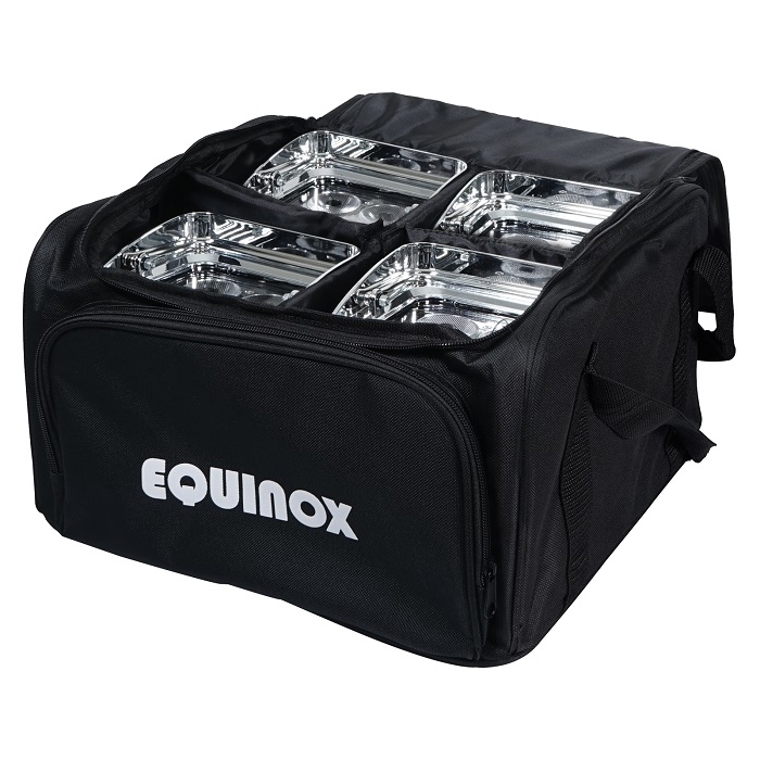 EQUINOX EQLED039a Colour Raider Uplighter Pack met accu