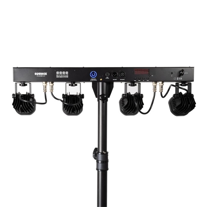 EQUINOX EQLED139 MicroPar Bar Quad Systeem
