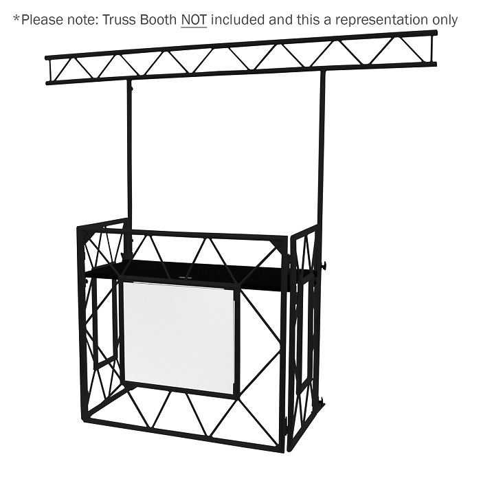 EQUINOX EQLED151R Truss Booth Overhead Kit (Mat Zwart)