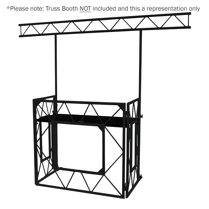 EQUINOX EQLED151R Truss Booth Overhead Kit (Mat Zwart)