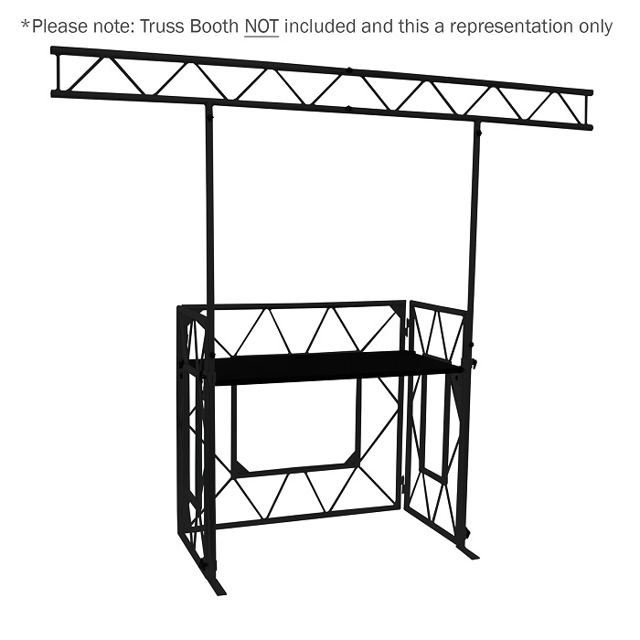 EQUINOX EQLED151R Truss Booth Overhead Kit (Mat Zwart)