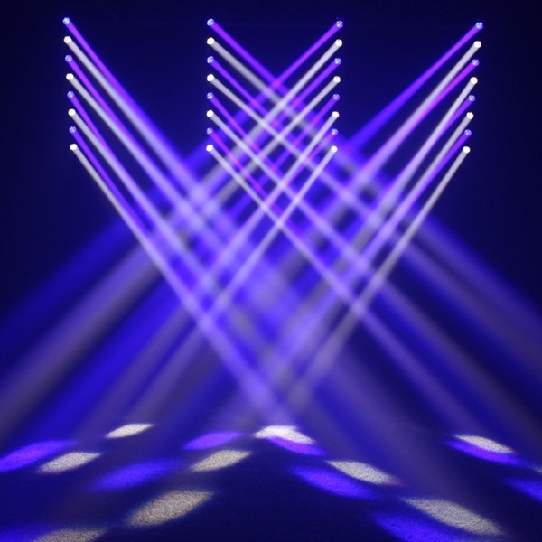 EQUINOX Swing Batten 8x 10W quad-colour CREE LED multi beam