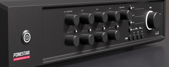 FONESTAR-MAX-240Z Mengversterker 4 zones 240W