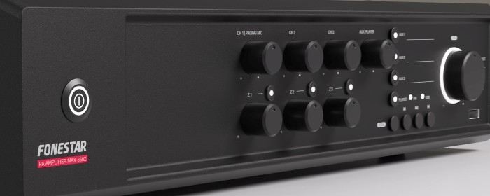 FONESTAR-MAX-360Z Mengversterker 5 zones 360W