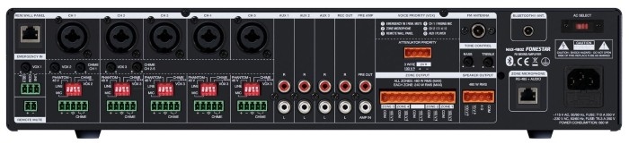 FONESTAR-MAX-480Z Mengversterker 5 zones 480W