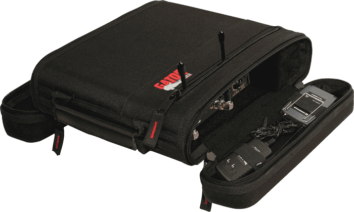 GATOR Soft Case voor 1/2 rack wireless systeem met microfoon