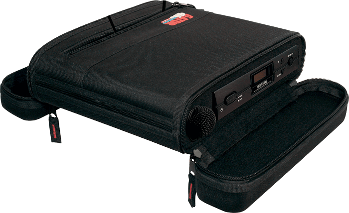 GATOR Soft Case voor 1/2 rack wireless systeem met microfoon