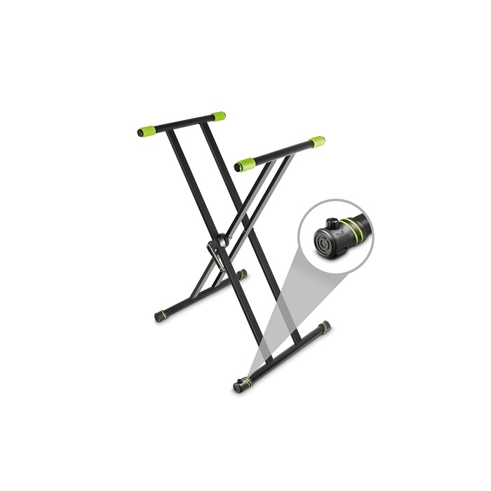GRAVITY GKSX2RDSET1 Keyboard Stand + Tas + Cover