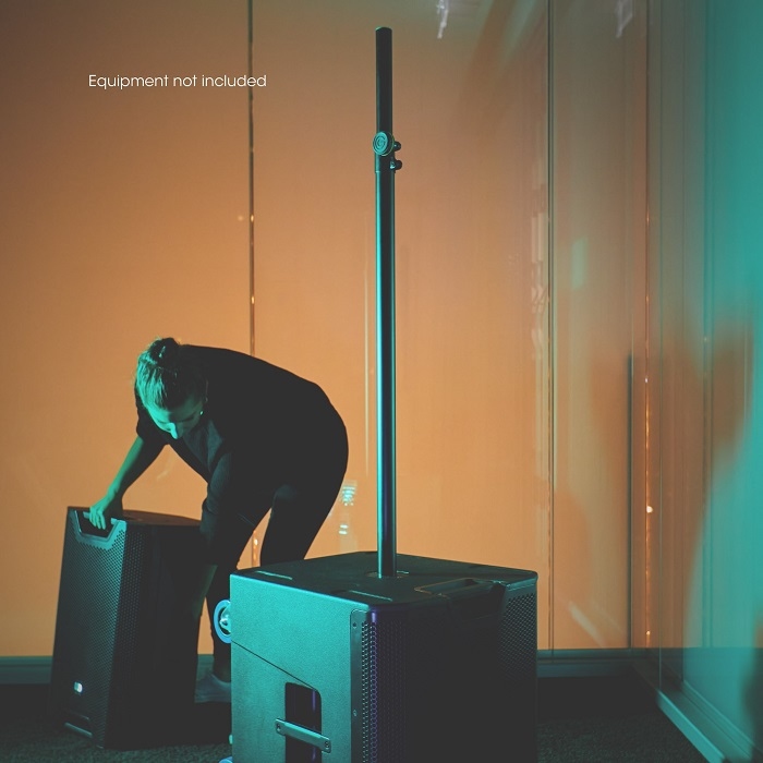 GRAVITY GSP2342GSB Gasveer Speaker Pole 35mm naar M20