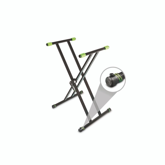 GRAVITY KSX 2 RD SET 2 Keyboard stand X-Form double and support table Set 2