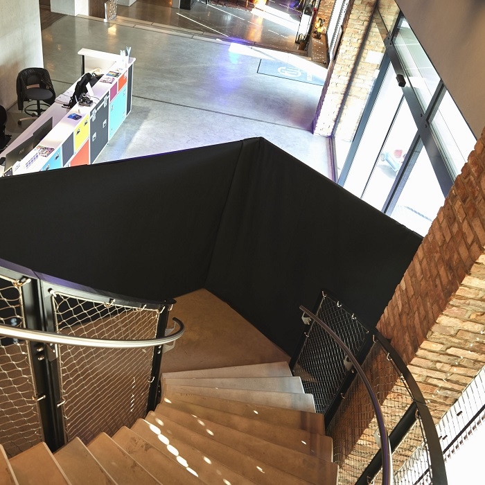 GRAVITY PAD T Horizontale paal Pipe & Drape systeem 1260-2050mm