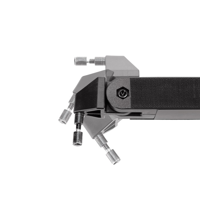 GRAVITY PAD T Horizontale paal Pipe & Drape systeem 1260-2050mm