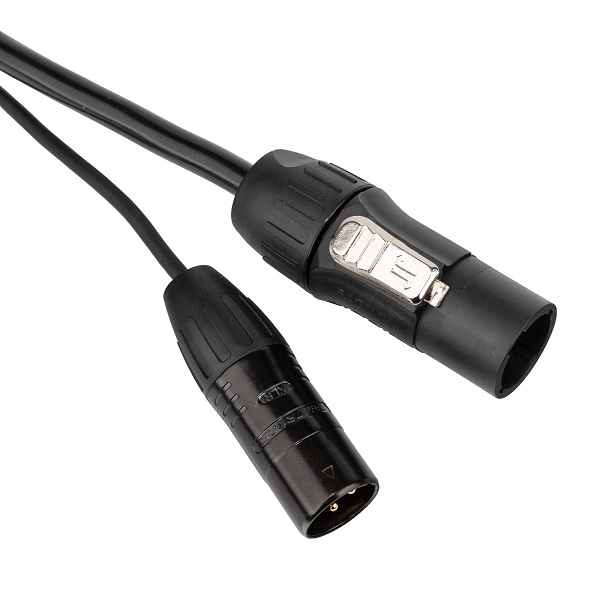 HILEC Outdoor Combi Kabel 3pin XLR - DMX / Powercon True1