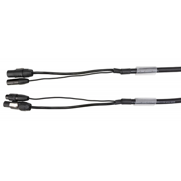 HILEC Outdoor Combi Kabel 5pin XLR - DMX / Powercon True1