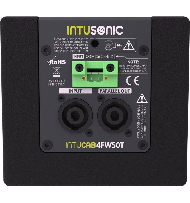 INTUSONIC IntuCab 4FW50T Full Range Passieve Speaker Wit