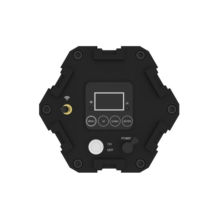 INVOLIGHT MODPAR COB 10x Par Can 1x RGBW LED met batterij in flightcase