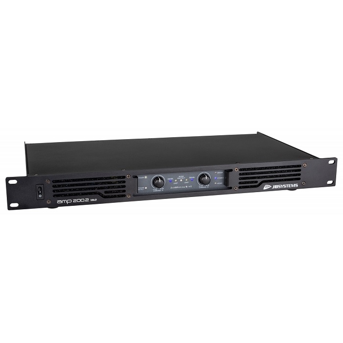 JB SYSTEMS AMP200.2  MK2 Tweekanaals Versterker 2x250W @4Ohm