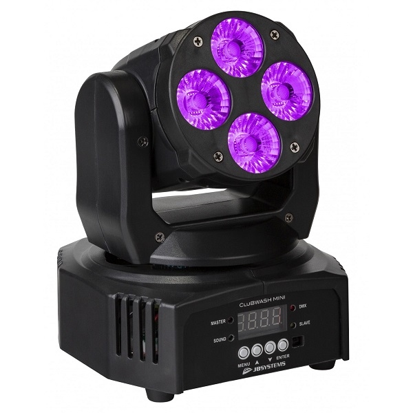 JB SYSTEMS Clubwash Mini RGBWAUV Led Moving Head
