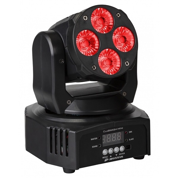JB SYSTEMS Clubwash Mini RGBWAUV Led Moving Head
