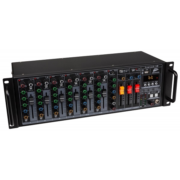 JB SYSTEMS LIVERACK-10 compacte 19 inch live mixer