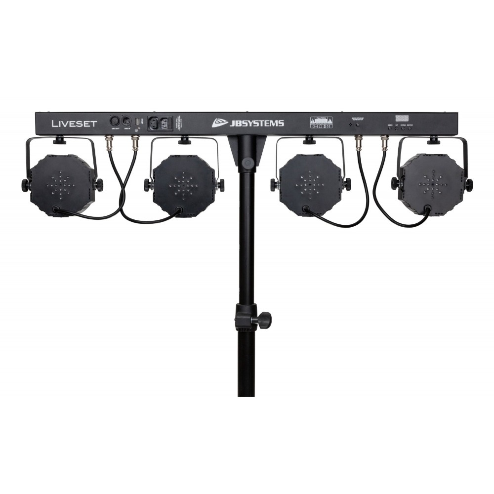 JB SYSTEMS Liveset 2 Complete 4-bar lichtset