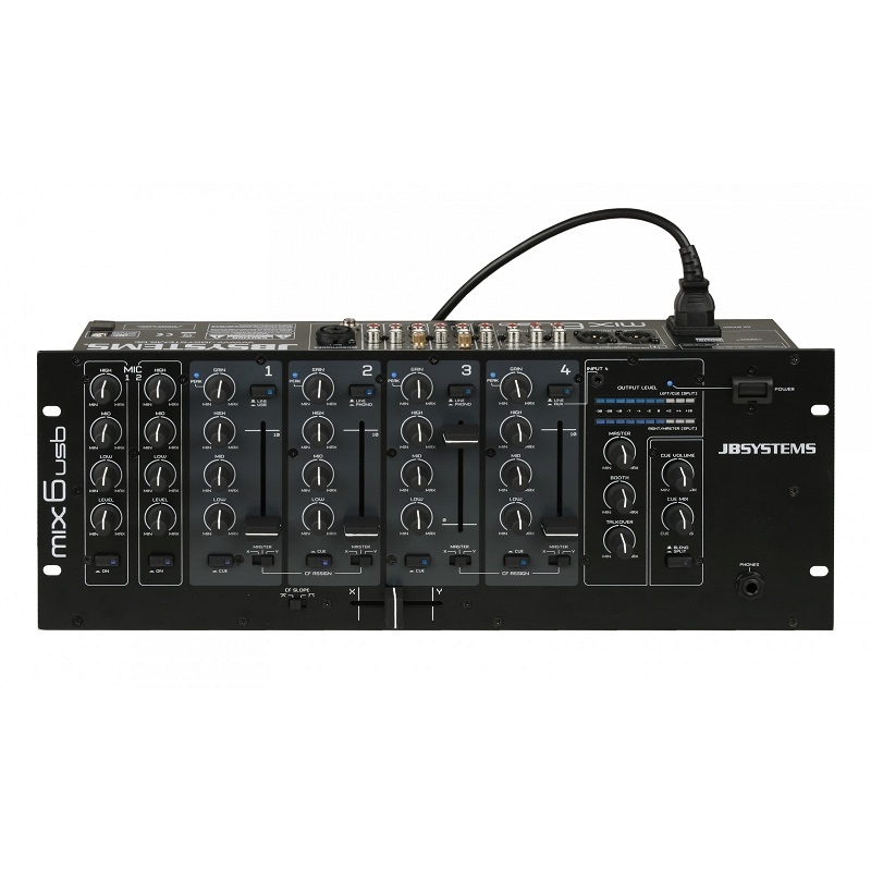 JB SYSTEMS MIX6USB DJ Mixer