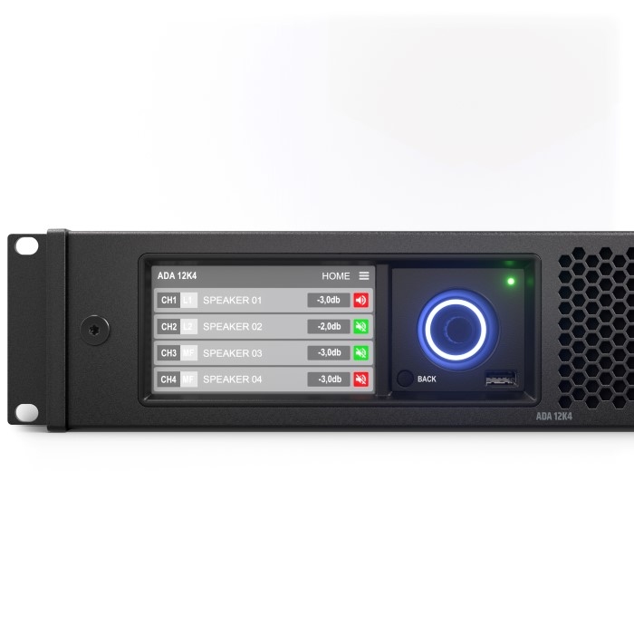 LD SYSTEMS ADA 12 K4 4-kanaals Versterker DSP & Dante
