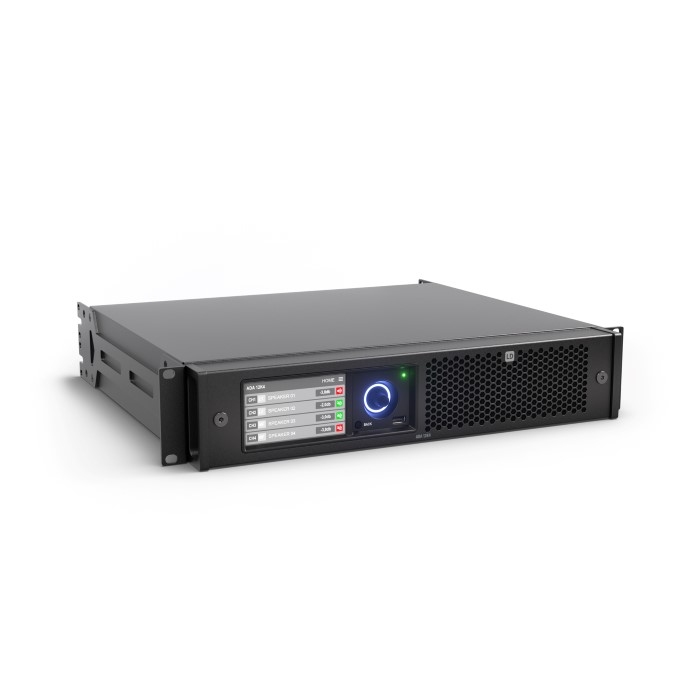 LD SYSTEMS ADA 12 K4 4-kanaals Versterker DSP & Dante