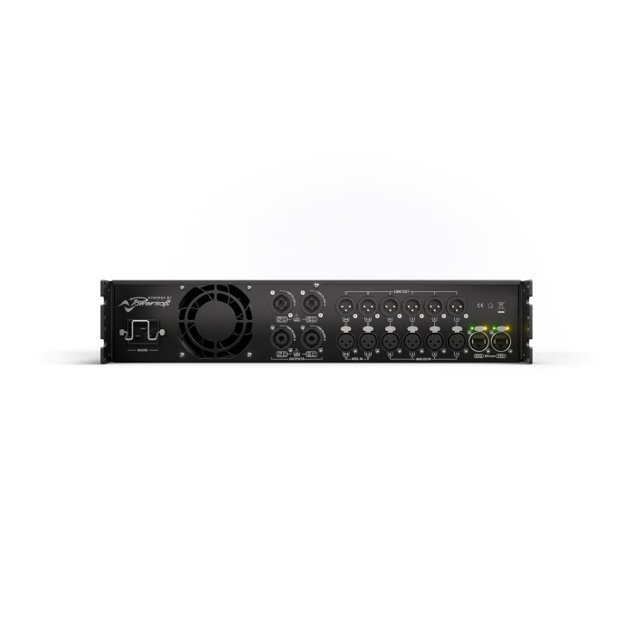 LD SYSTEMS ADA 12 K4 4-kanaals Versterker DSP & Dante