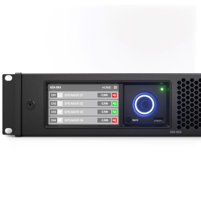 LD SYSTEMS ADA 8 K4 4kanaals Versterker DSP & Dante