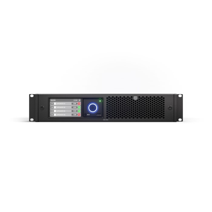 LD SYSTEMS ADA 8 K4 4kanaals Versterker DSP & Dante