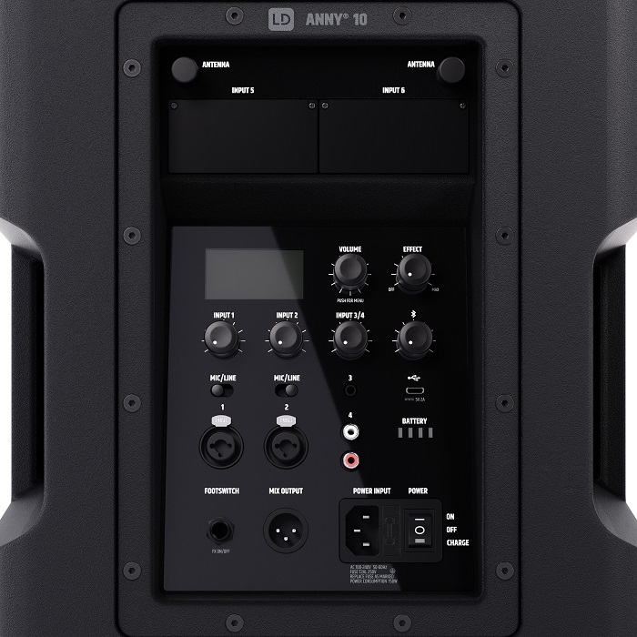 LD SYSTEMS ANNY 10 Draagbaar Sound System met Accu