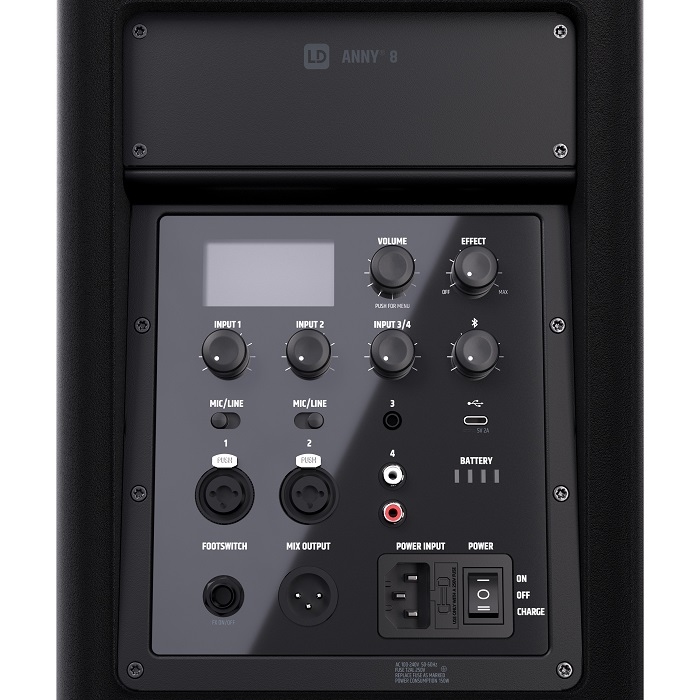 LD SYSTEMS ANNY 8 Draagbaar Sound System met Accu