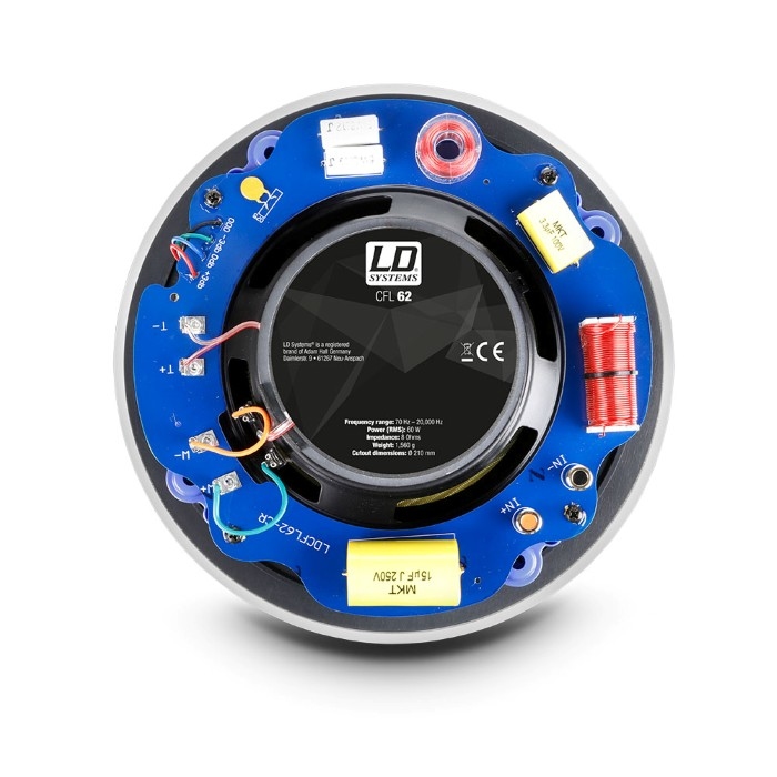 LD SYSTEMS CFL 62 6.5" frameless 2-weg inbouw speaker