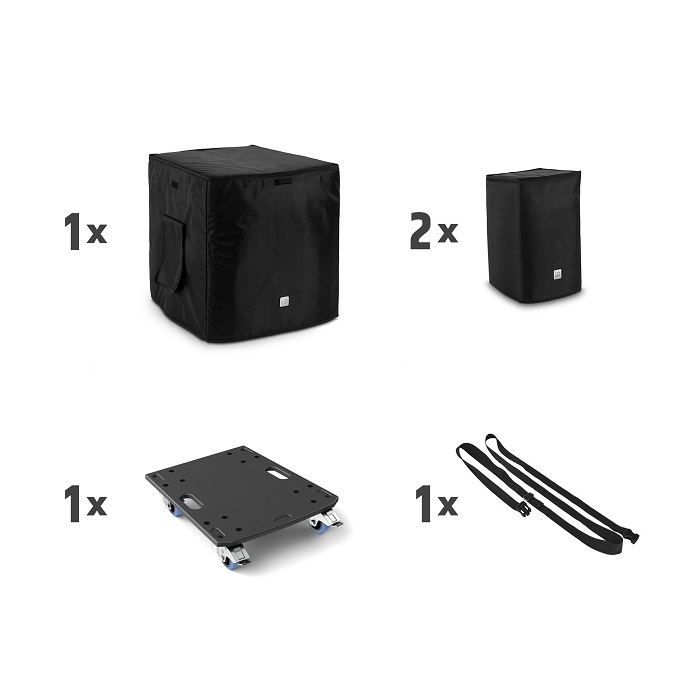 LD SYSTEMS DAVE 12 G4X BAG SET Hoezenset DAVE 12 4GX Set