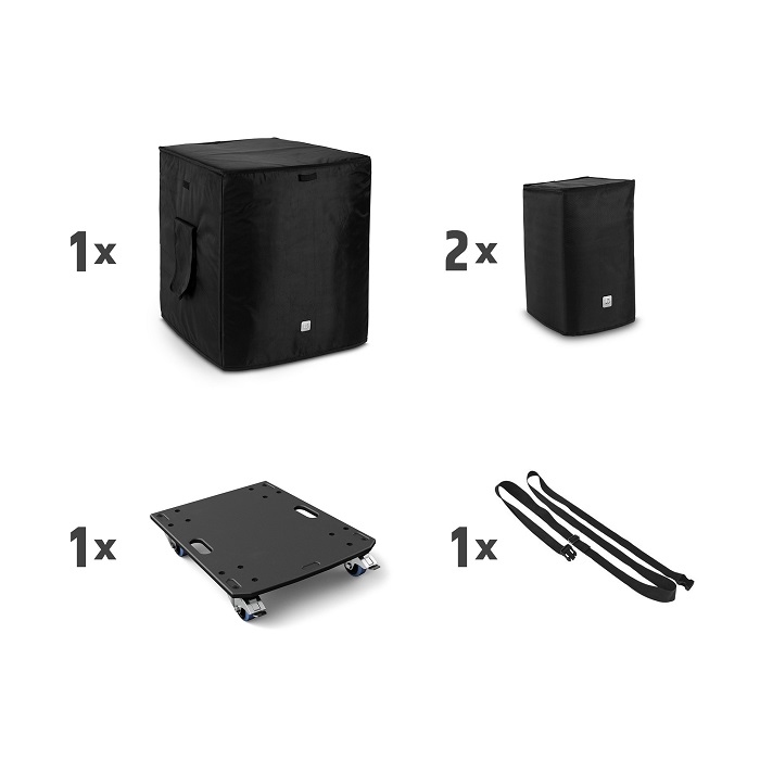 LD SYSTEMS DAVE 15 G4X BAG SET Hoezenset DAVE 15 4GX Set