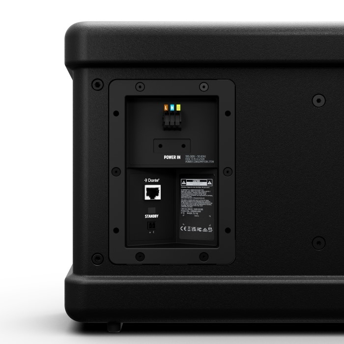 LD SYSTEMS DQOR SUB 8 D Actieve Dante Installatie Subwoofer Zwart