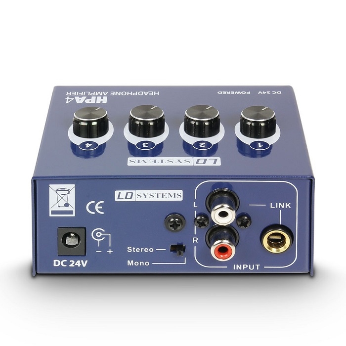 LD SYSTEMs HPA4 Hoofdtelefoonversterker 4-kanaals