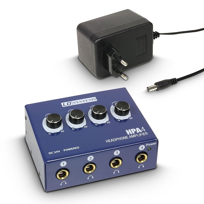 LD SYSTEMs HPA4 Hoofdtelefoonversterker 4-kanaals