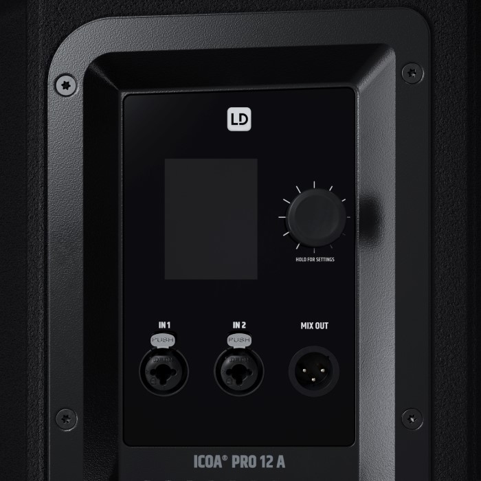 LD SYSTEMS ICOA® PRO 12 A Actieve 12 inch Coaxiale Speaker