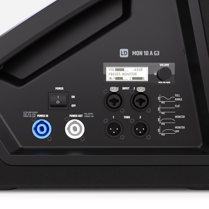 LD SYSTEMS LDMON10AG3 Coaxiale Actieve Stage Monitor 10 inch