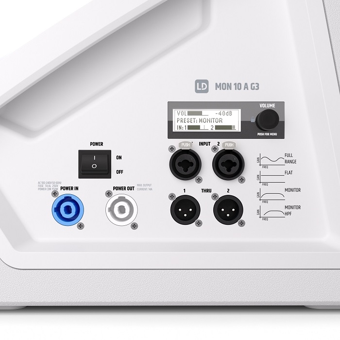 LD SYSTEMS LDMON10AG3W Coaxiale Actieve Stage Monitor 10inch