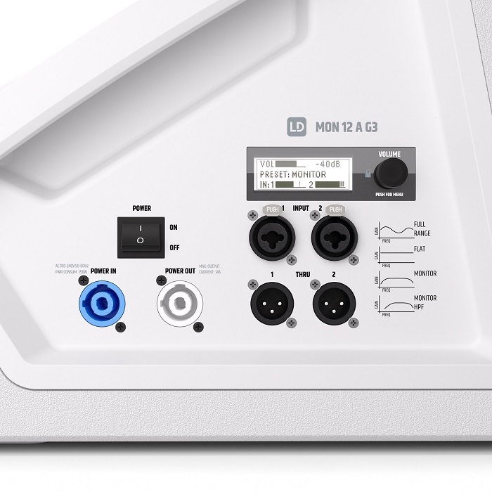 LD SYSTEMS LDMON12AG3W Coaxiale Actieve Stage Monitor 12inch