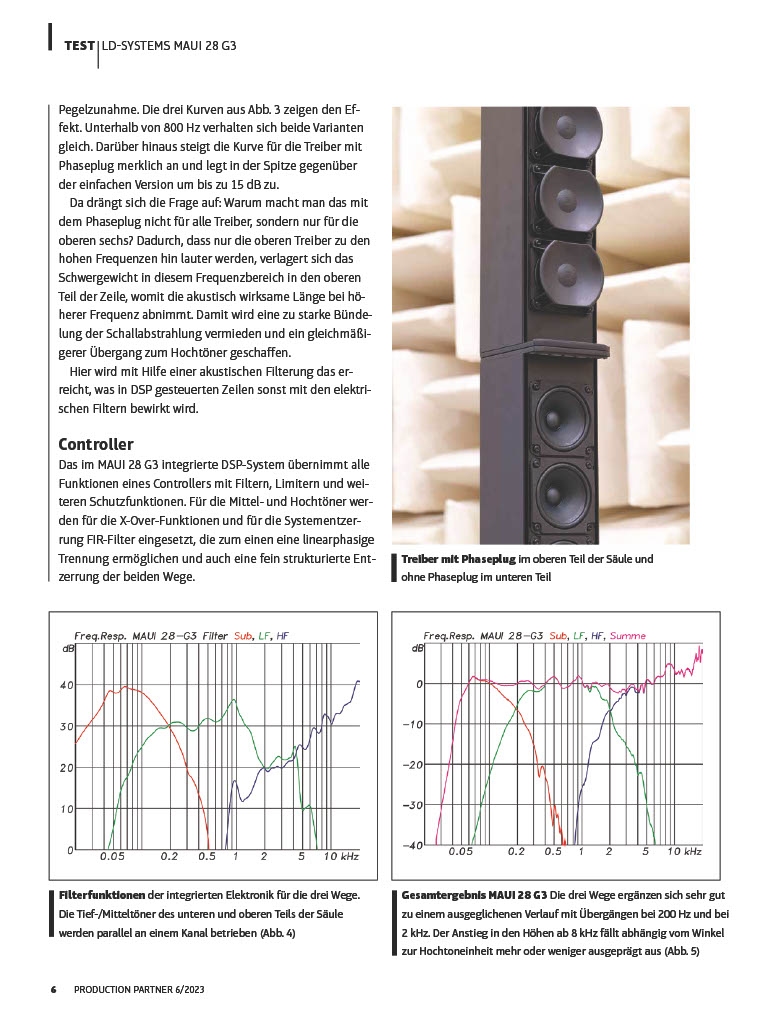 LD SYSTEMS MAUI 28 G3 Dubbel Cardioide Kolom PA Systeem