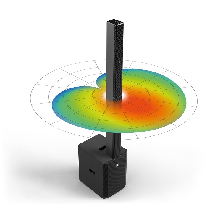 LD SYSTEMS MAUI 28 G3 MIX Compact cardioid column PA systeem
